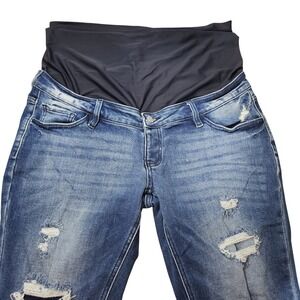 KanCan Blue Distressed Skinny Jeans